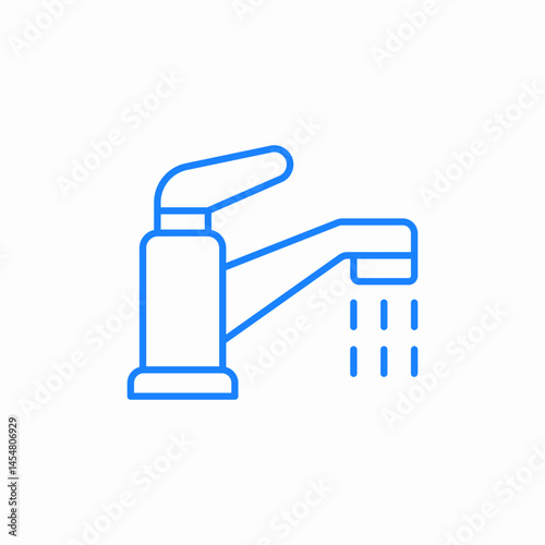 water tap icon sign vector