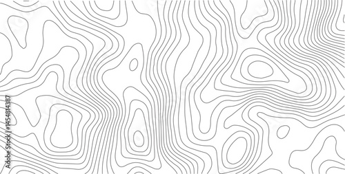 Abstract topographic contours map background .Topographic background and texture, monochrome image. Topography and geography map grid abstract backdrop. Business concept. Topography map concept.	
