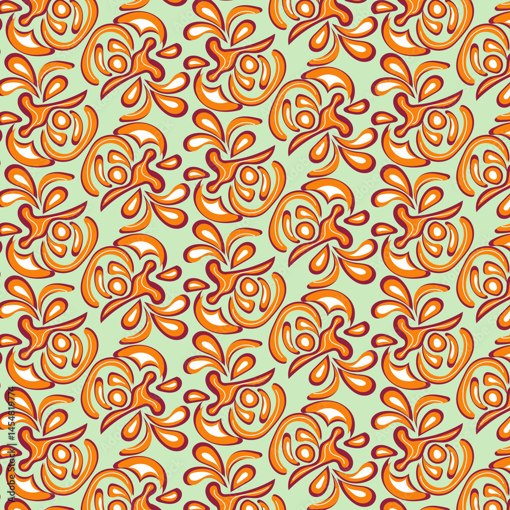 Fototapeta premium abstract seamless pattern and floral pattern design 