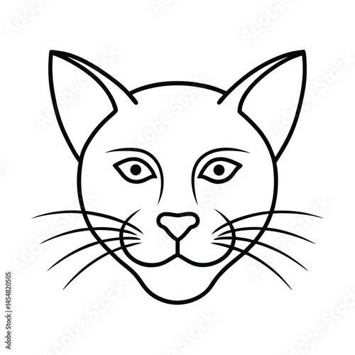 vector illustration of a cat