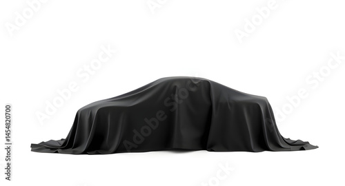 car cover with black sheet cover