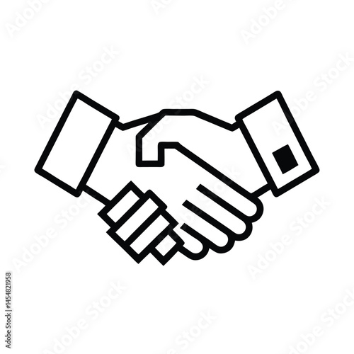 handshake vector illustration