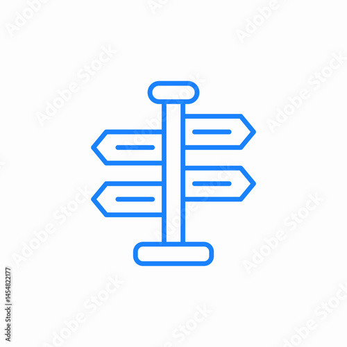 street signs direction icon sign vector