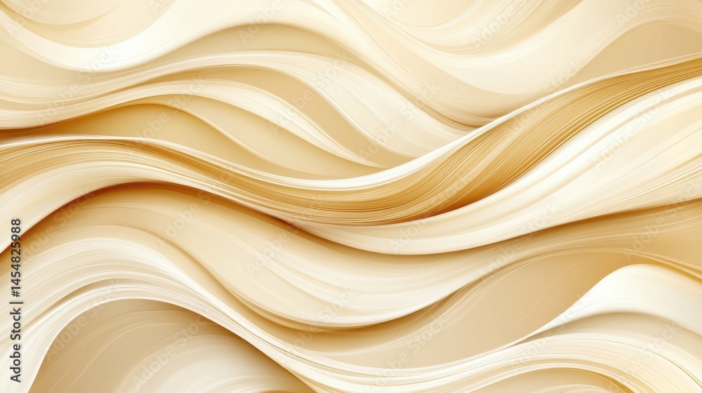 Obraz premium Gold abstract wave line arts background vector. Luxury wall paper design for prints, wall arts and home decoration, cover and packaging design. illustration , no logos, no brands