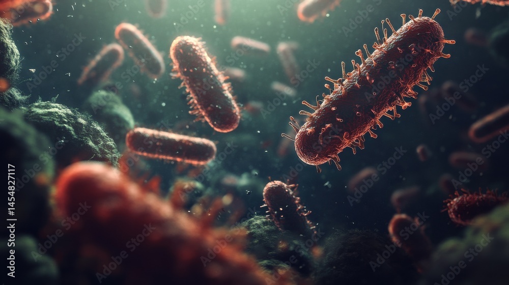 Naklejka premium Create a case study where bioinformatics tools uncovered a novel enzyme associated with a rare pathogen.