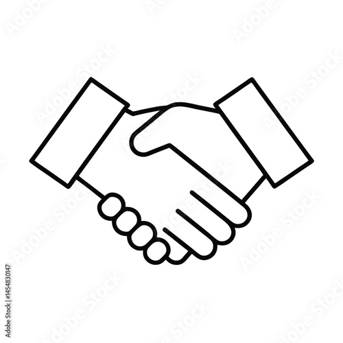 handshake vector illustration
