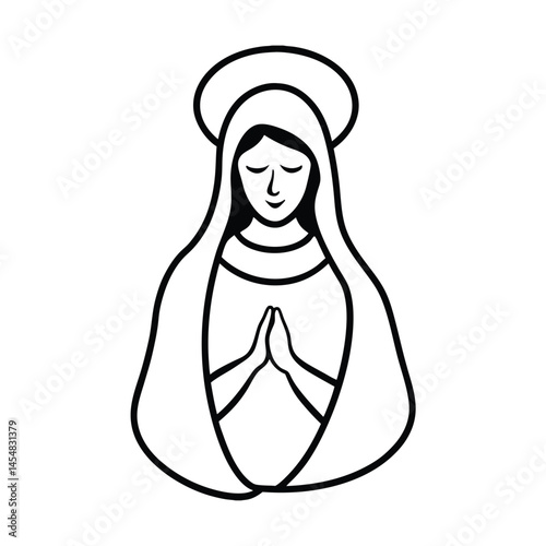 virgin mary and jesus