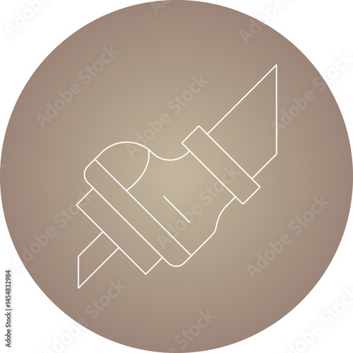 Seat belt icon single vector illustration