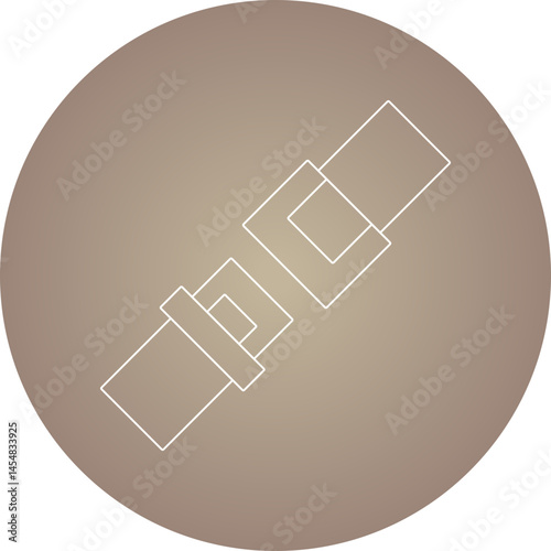 Car seat belt icon single vector illustration