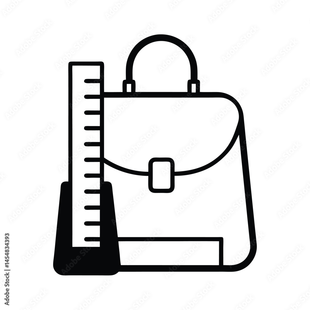 Obraz premium vector briefcase icon