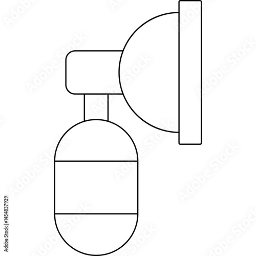 Horn icon single vector illustration