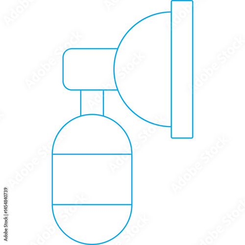 Horn icon single vector illustration