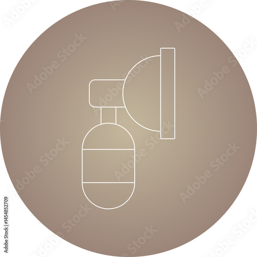 Horn icon single vector illustration