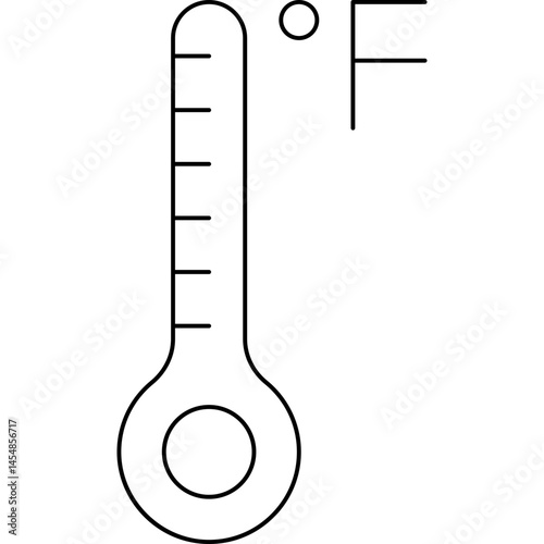 Thermometer icon single vector illustration