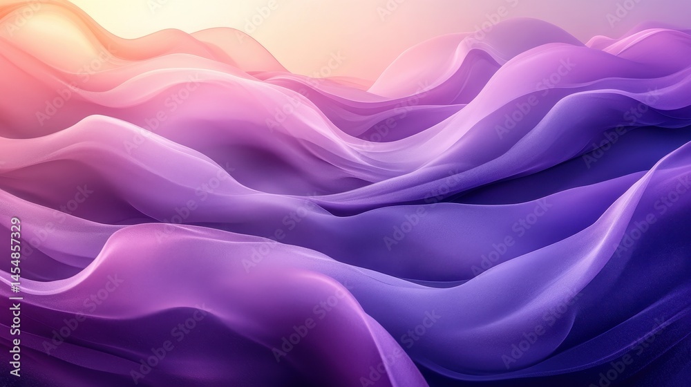 Fototapeta premium Purple-Toned Abstract Art with Elegant Gradients for Background