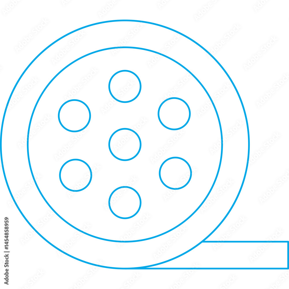 Video clips icon single vector illustration Video clips icon single vector illustration