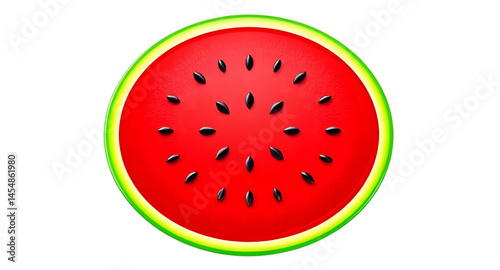 slice of watermelon vector