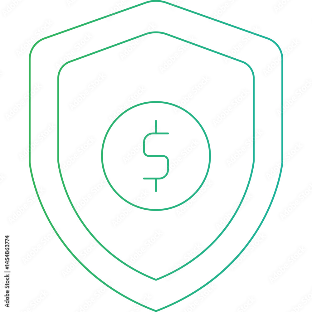 Sheild icon single vector illustration Sheild icon single vector illustration