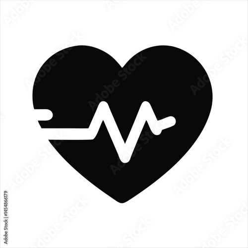 Heart Health Monitoring EKG, Cardiac Rhythm, Pulse Rate, Love, Life, Wellbeing, Healthcare, Fitness,