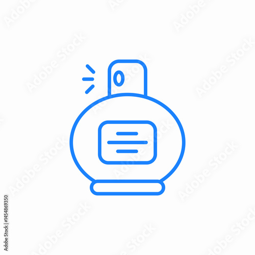 computer monitor screen icon sign vector