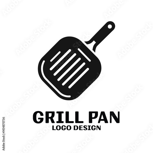 Grill Pan Vector Logo Design