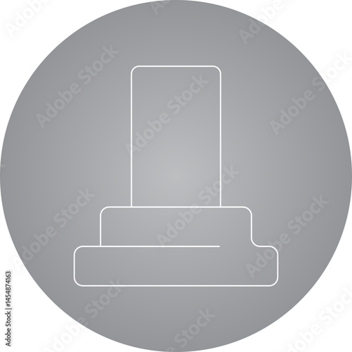 Stairs icon single vector illustration