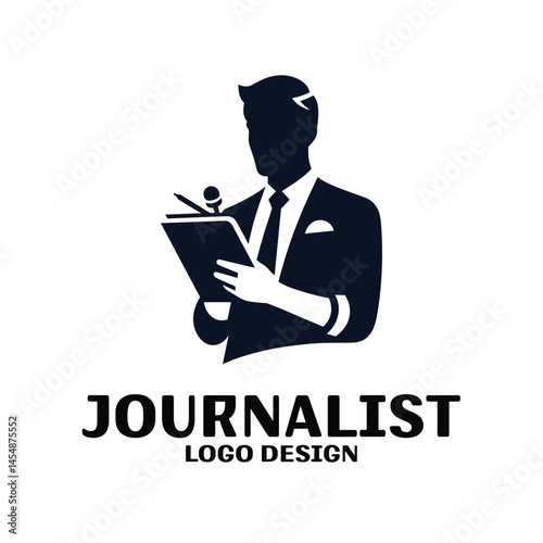 Journalist Vector Logo Design