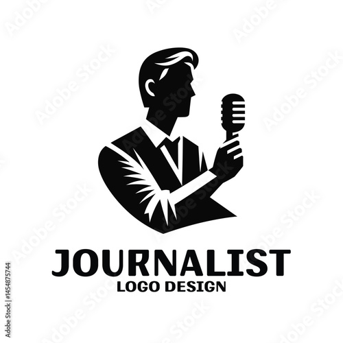 Journalist Vector Logo Design