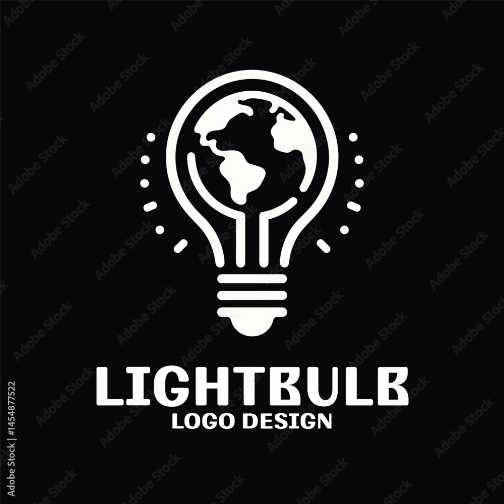 Lightbulb Vector Logo Design Lightbulb Vector Logo Design