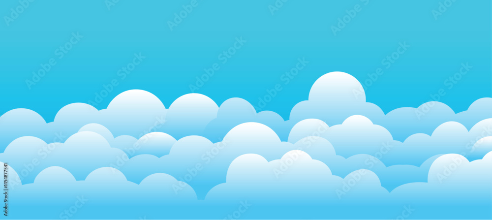 Bright blue sky with clouds, clean sky background. Bright blue sky with clouds, clean sky background.