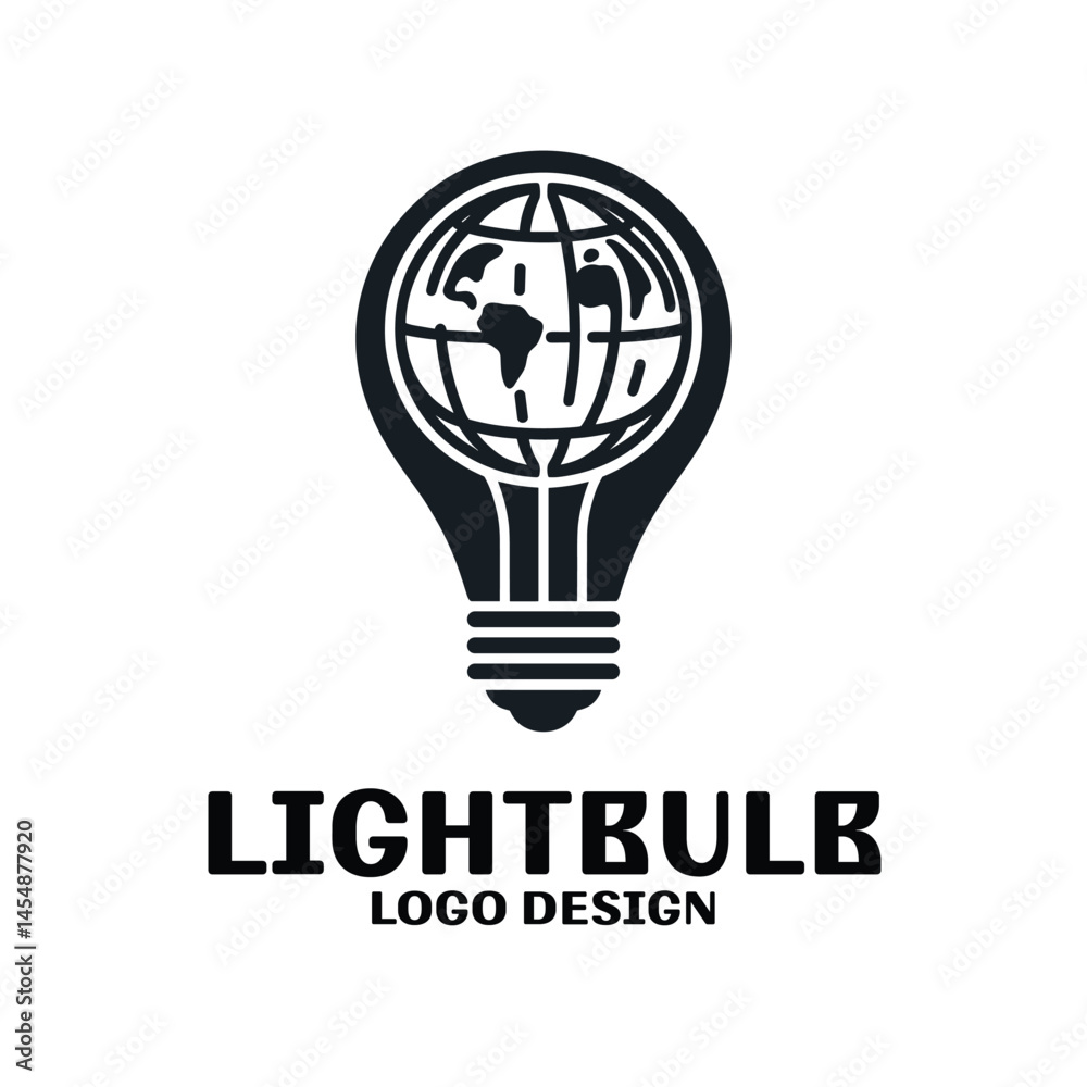 Lightbulb Vector Logo Design Lightbulb Vector Logo Design