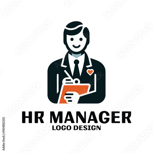 HR Manager Vector Logo Design
