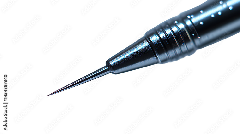 Naklejka premium Precision Tool CloseUp Metallic Tip and Grip for Detailed Work
