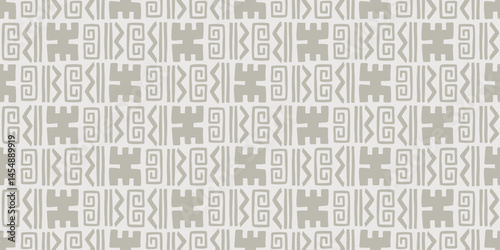 Aztec Geometric Ethnic Seamless Pattern