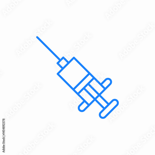 injection needle sting icon sign vector