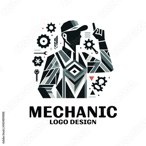 Mechanic Vector Logo Design