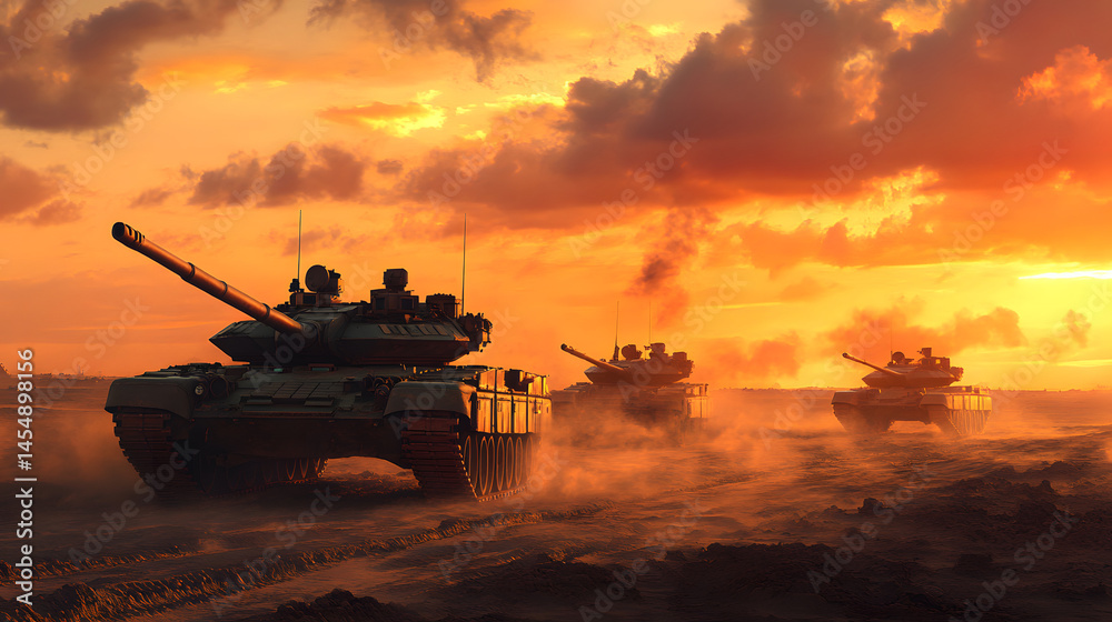 Pakistan India Conflict Military Tanks