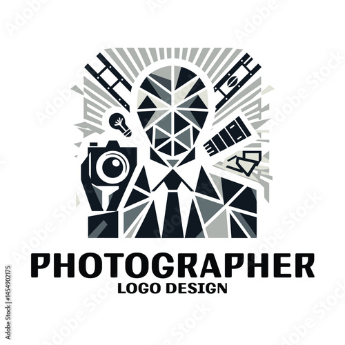 Photographer Vector Logo Design