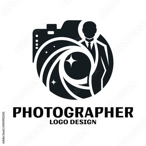 Photographer Vector Logo Design