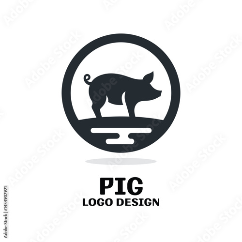 Pig Vector Logo Design
