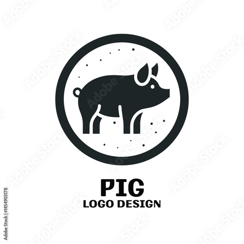 Pig Vector Logo Design