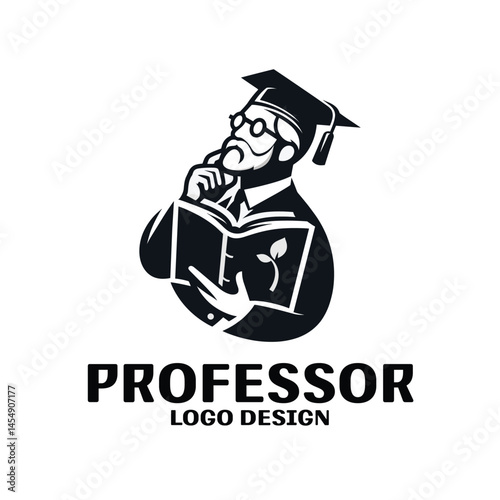 Professor Vector Logo Design