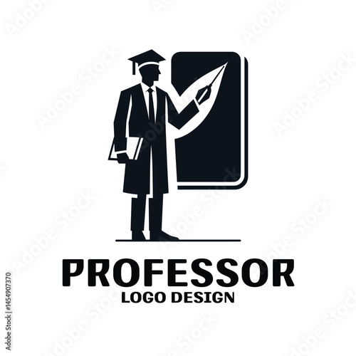 Professor Vector Logo Design