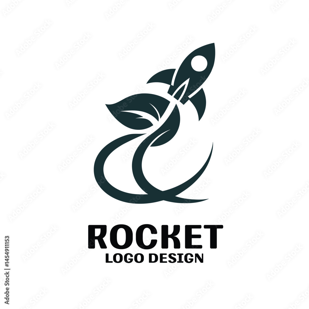 Fototapeta premium Rocket Vector Logo Design