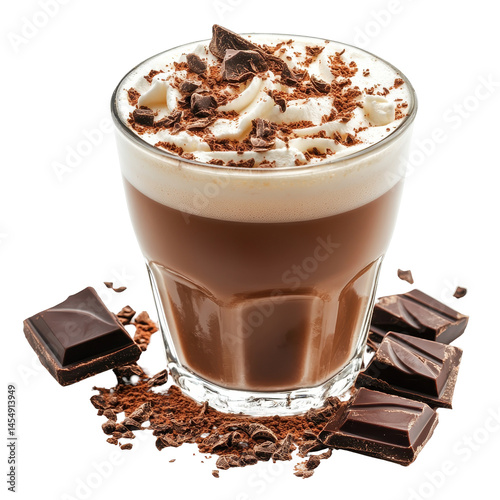 Chocoluxe Brew isolated on white background