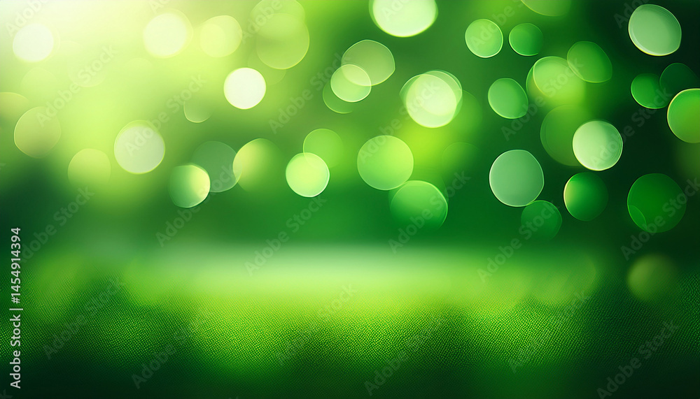Fototapeta premium abstract green bokeh blur background