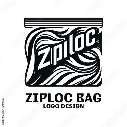 Ziploc Bag Vector Logo Design