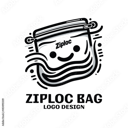 Ziploc Bag Vector Logo Design