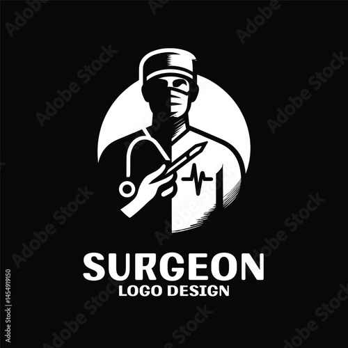 Surgeon Vector Logo Design