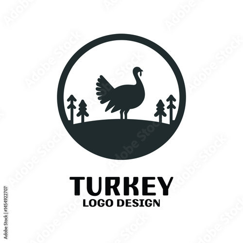 Turkey Vector Logo Design